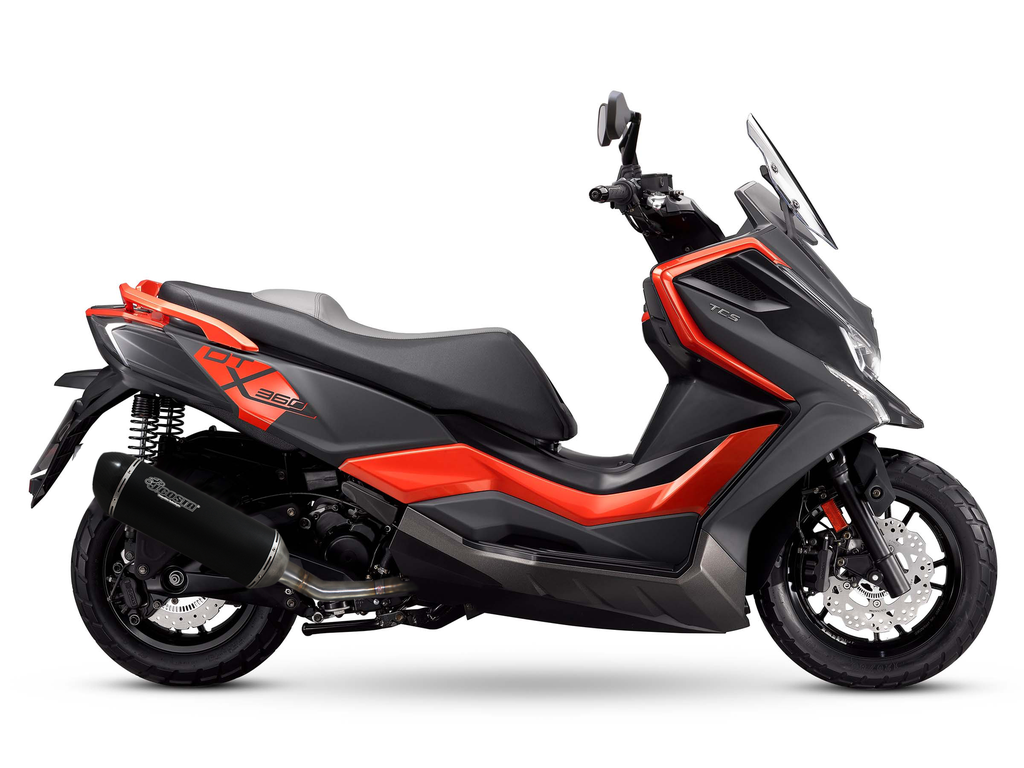 Échappement Sport Carbon homologué pour Kymco DTX 360 125cc