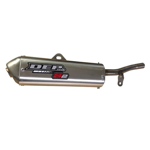 Silencioso de escape para YAMAHA DT125RE/X (PLATA)