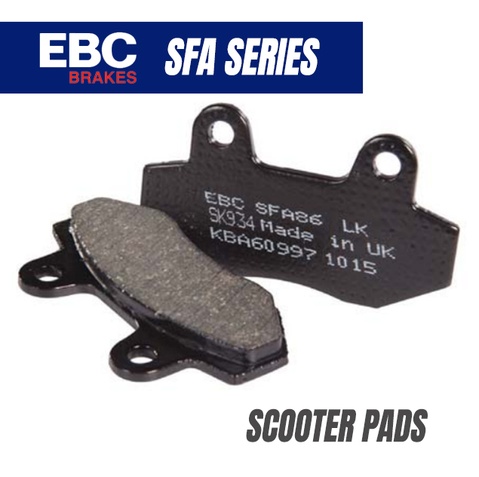 Pastillas de freno EBC delanteras orgánicas SFA384 para scooter