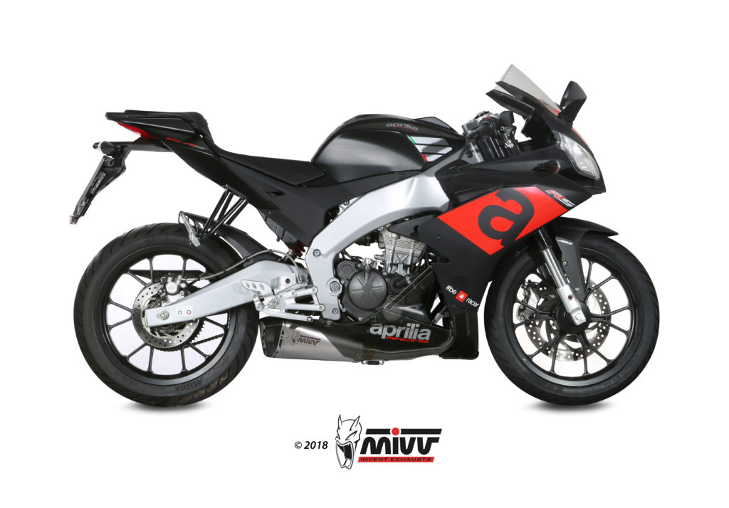 Mivv Slip-On Delta Race St. Steel Aprilia RS 125 (4 stroke) 2017-20