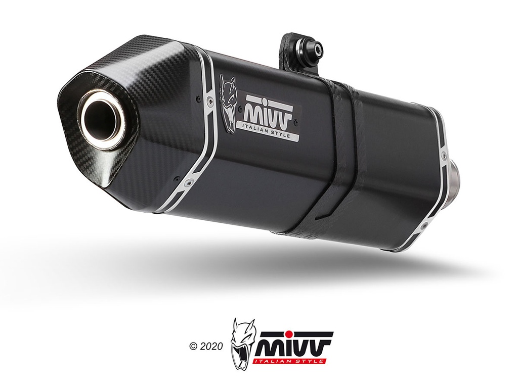 Mivv Slip-On Speed edge black BMW F 650 GS 2008-12 / F 800 GS 2008-17