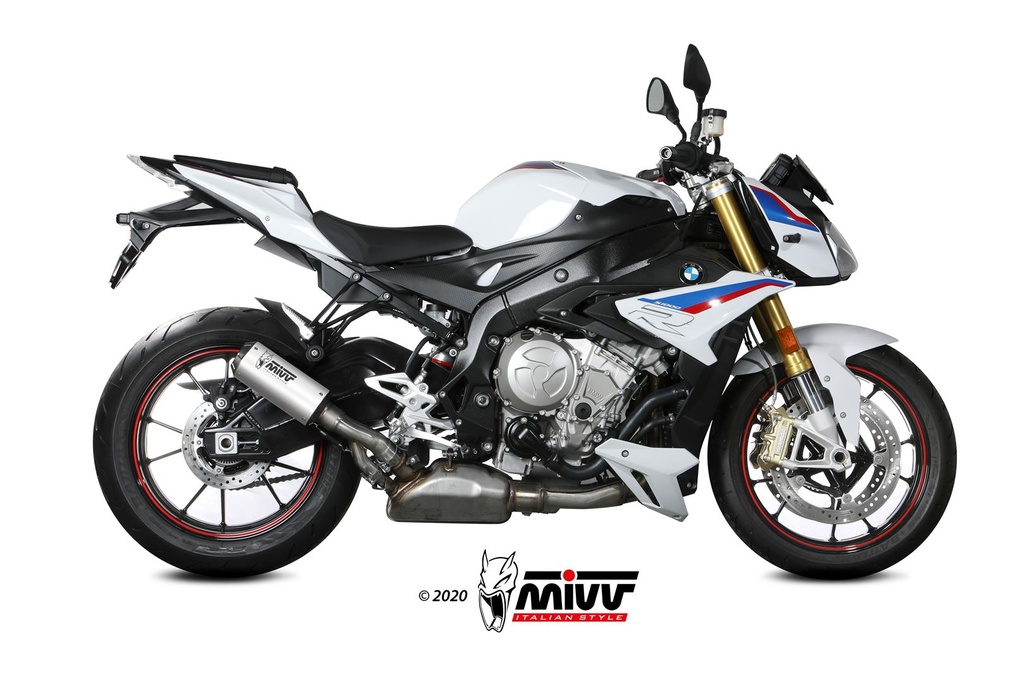 Mivv Slip-On Mk3 St. Steel BMW S 1000 R 2017-20