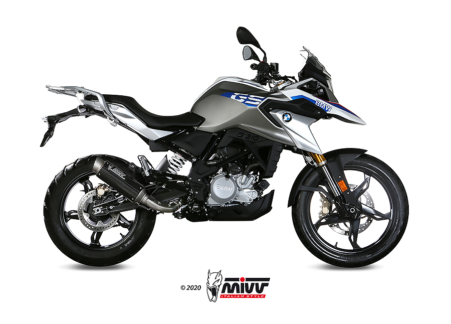 Mivv Full system 1x1 GP Pro carbono BMW G 310 GS 2017-24