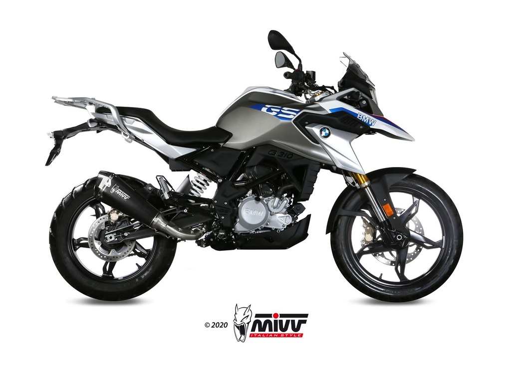 Mivv Full system 1x1 Delta Race black BMW G 310 GS 2017-24