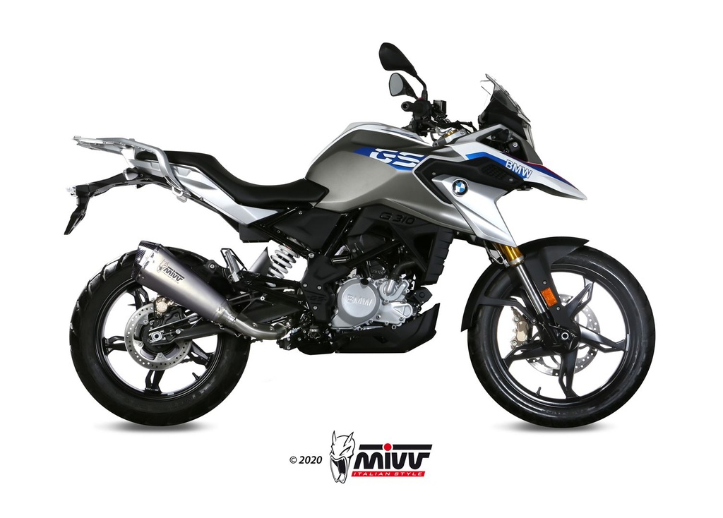 Mivv Full system 1x1 Delta Race St. Steel BMW G 310 GS 2017-24