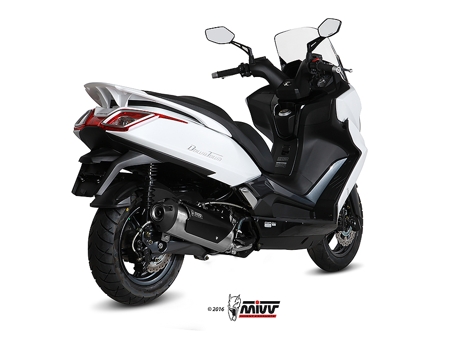 Mivv Full system 1x1 Urban St. Steel Kymco Downtown 350 2015-16