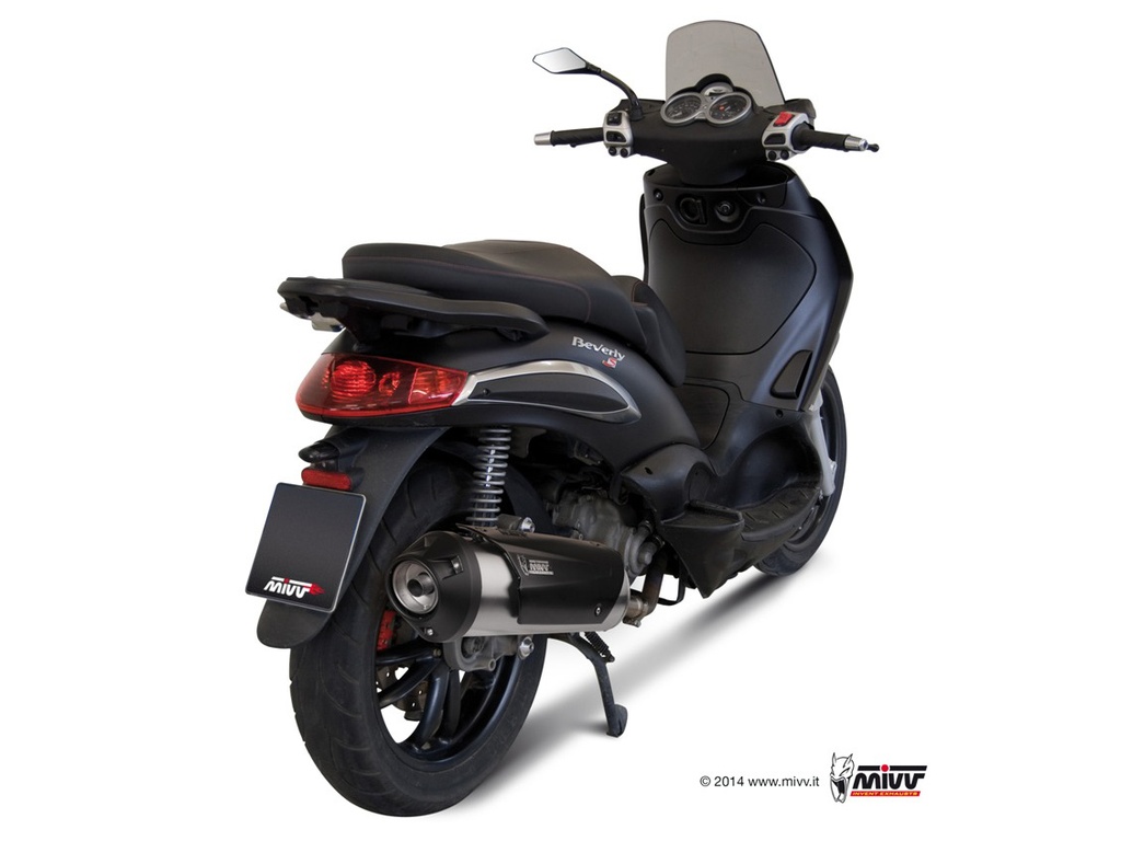 Mivv Full system 1x1 Urban St. Steel Piaggio Beverly 250 / Beverly Tourer 250/300