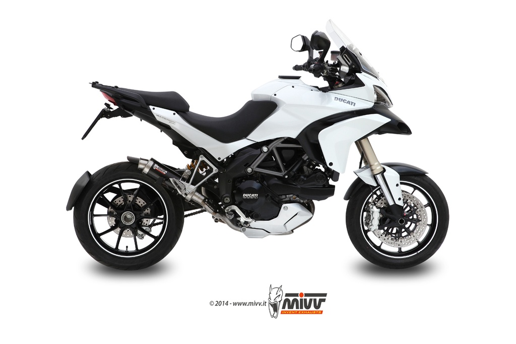 Mivv Slip-On GP black Ducati Multistrada 1200 2010-14