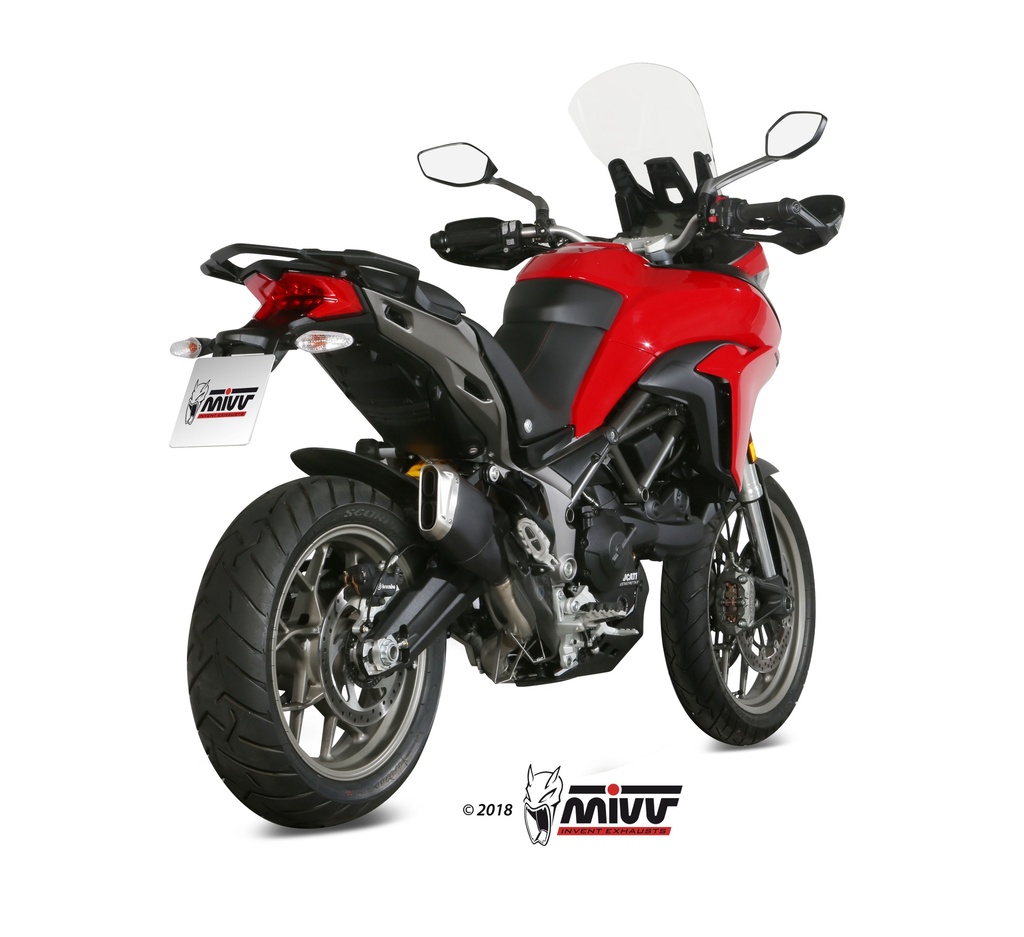 Mivv Tubo no kat (compatible con Silencioso Mivv y Original) Ducati Multistrada 950 / S 2017-21