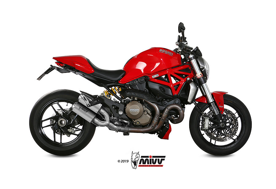 Mivv 2 Slip-On Mk3 St. Steel Ducati Monster 1200 / S 2014-16