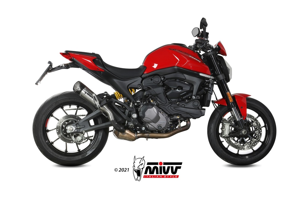 Mivv Slip-On X-M5 titan Ducati Monster 2021-24