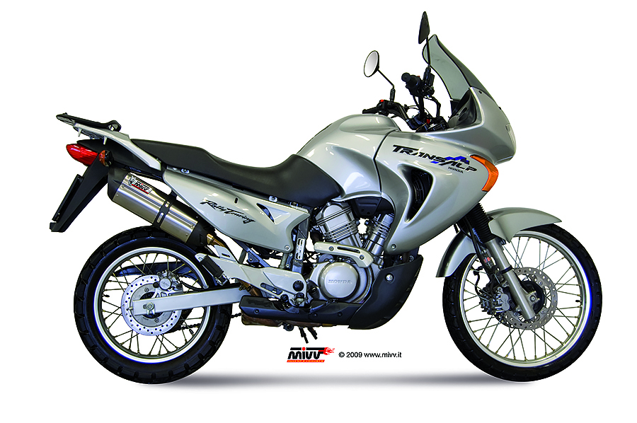 Mivv Slip-On Suono St. Steel con tapa carbono Honda XLV 650 Transalp  2005-07