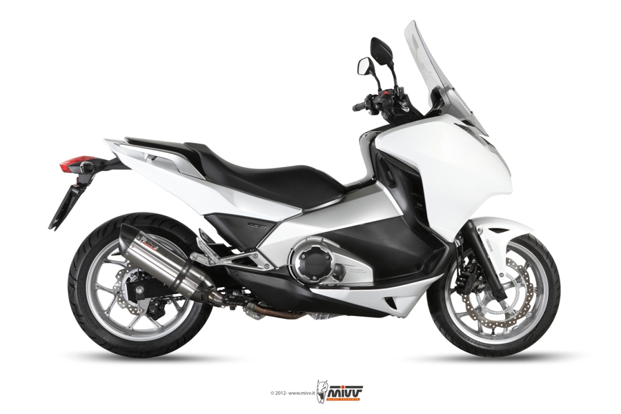 Mivv Slip-On Suono St. Steel con tapa carbono Honda Integra  700/750 / NC 700/750 S / X