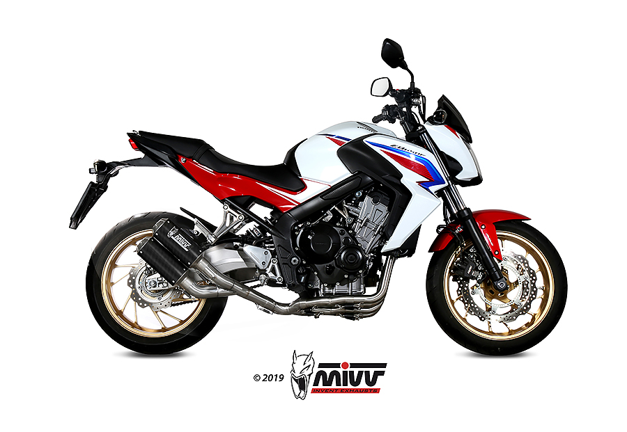 Mivv Full system 4x2x1x2 MK3 carbono Honda CB 650 F 2014-18