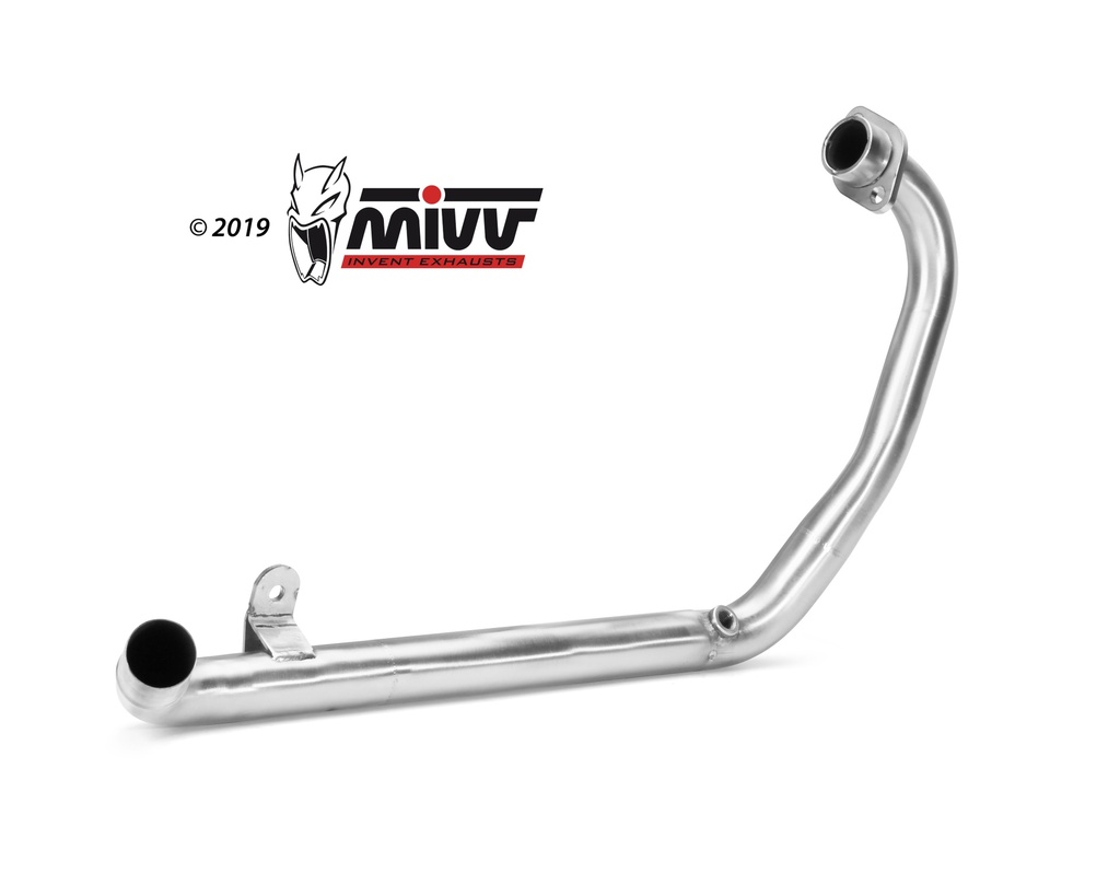 Mivv Tubo no kat (compatible con silenciadores Mivv y Originales) Kawasaki Ninja 125 / Z125 2019-24