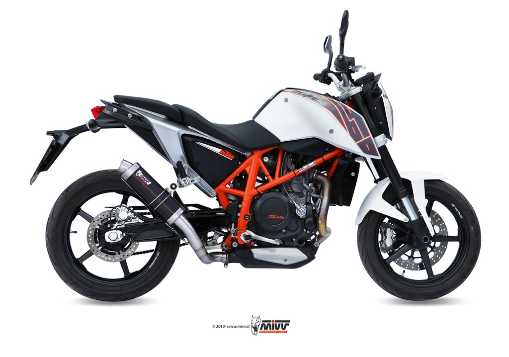 Mivv Slip-On GP black KTM 690 Duke 2012-18