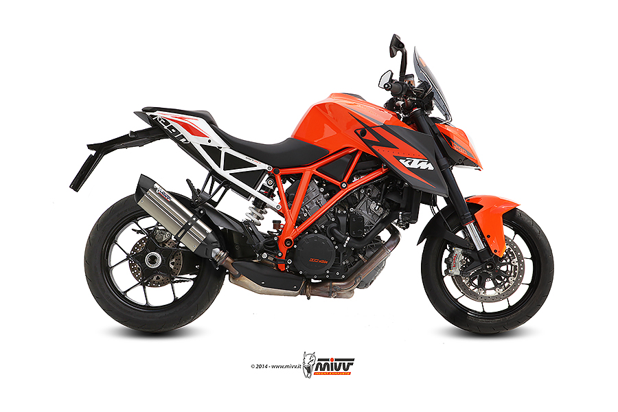 Mivv Slip-On Suono St. Steel con tapa carbono KTM 1290 Superduke 2014-19