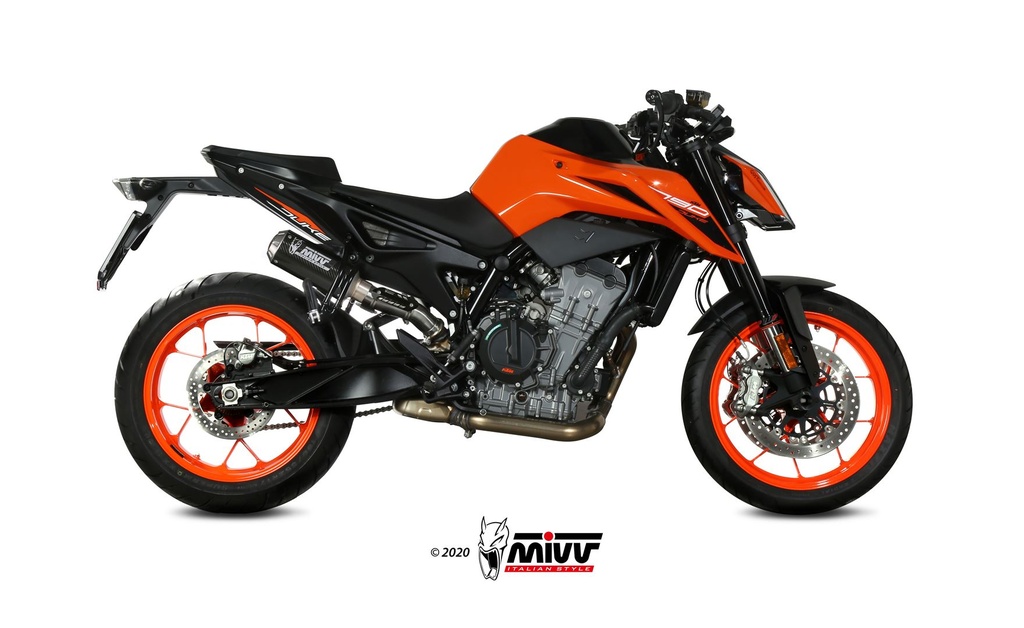 Mivv Slip-On Mk3 black KTM 790 Duke 2018-20 / 890 Duke 2020-23