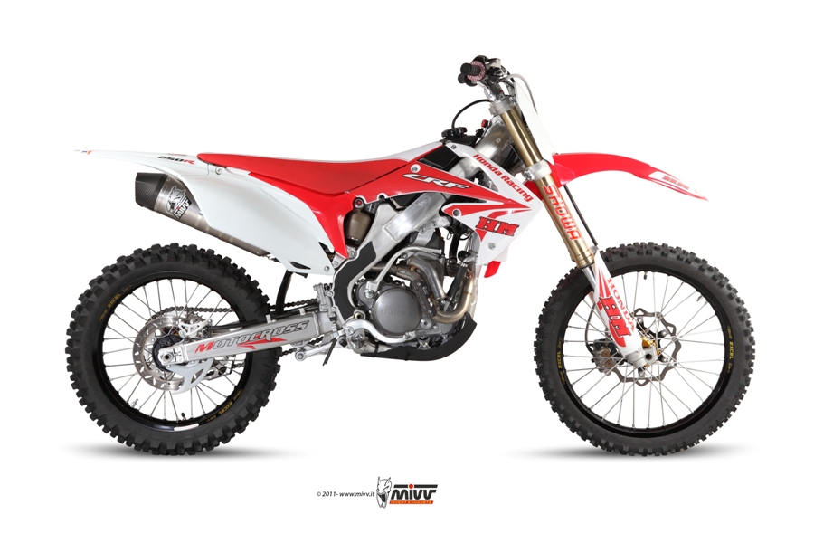 Mivv Full system 1x1 Oval St. Steel Honda CRF 250 2011-12