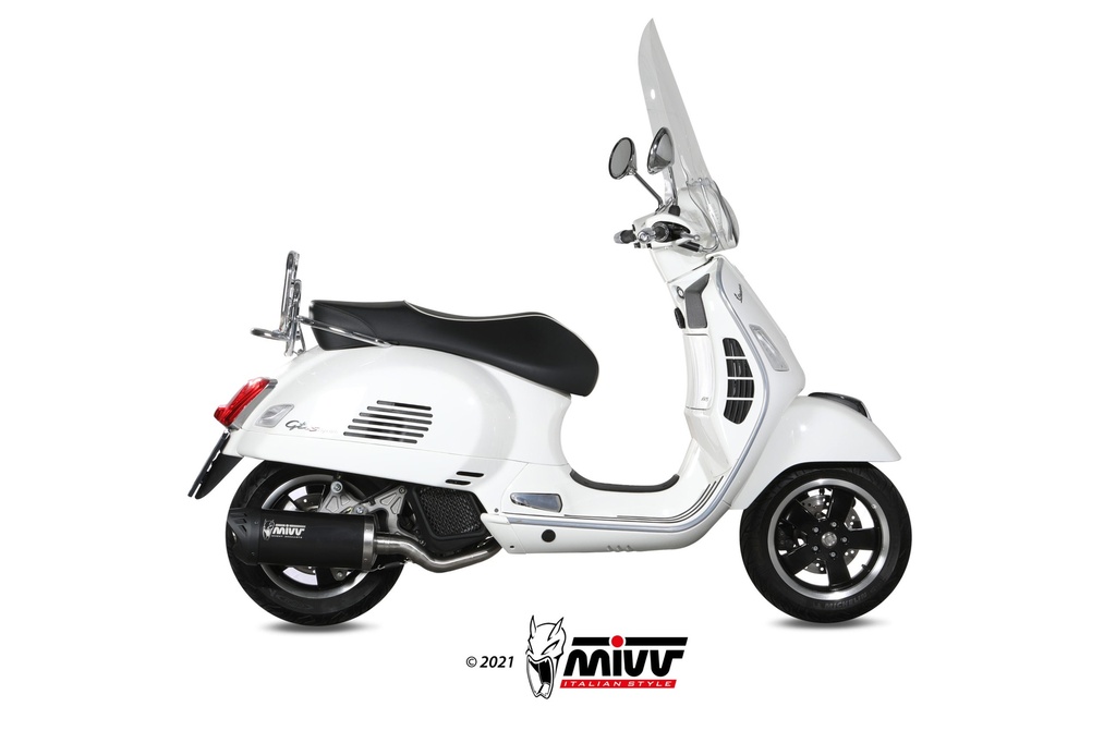 Mivv Full system 1x1 Mover black Piaggio Vespa GTS 125 2017-18