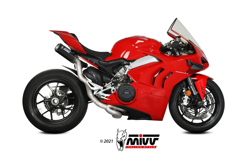 Mivv Full system 2x2 MK3 carbono Ducati Panigale V4 2018-22