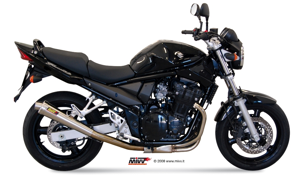 Mivv Slip-On X-Cone St. Steel Suzuki GSF 650 Bandit 2005-06