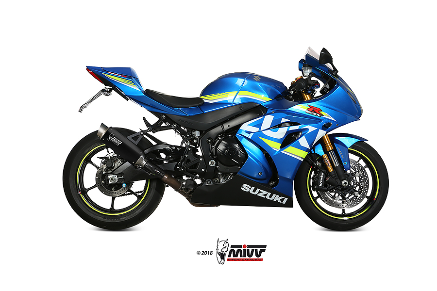 Mivv Slip-On GP Pro black Suzuki GSX-R 1000 2017-20