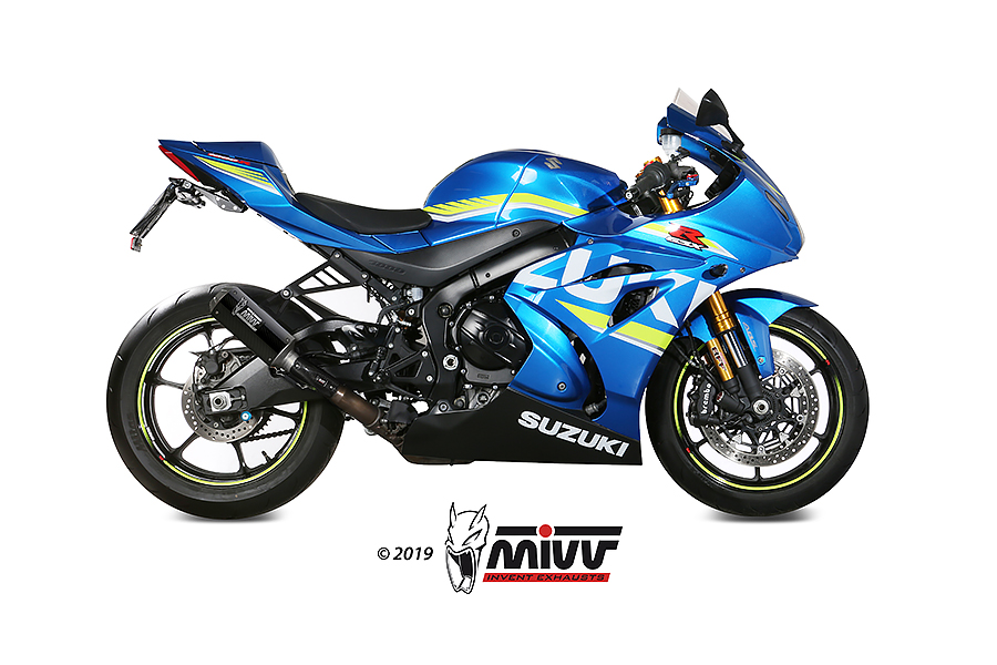 Mivv Slip-On Mk3 carbono Suzuki GSX-R 1000 2017-20