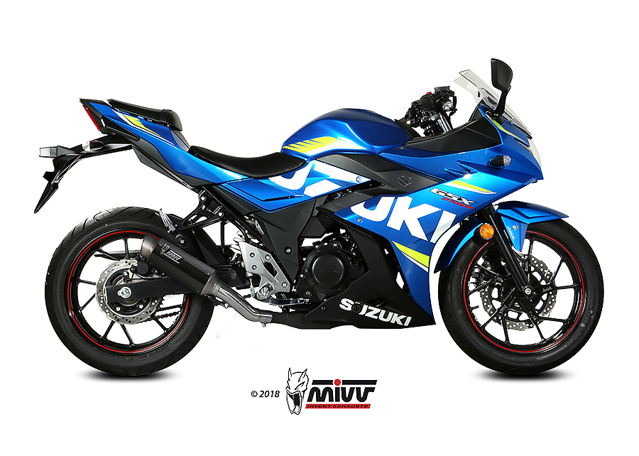 Mivv Slip-On GP Pro carbono Suzuki GSX 250 R 2017-20