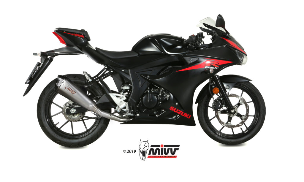 Mivv Full system 1x1 Delta Race St. Steel Suzuki GSX-R 125 / GSX-S 125 2017-20