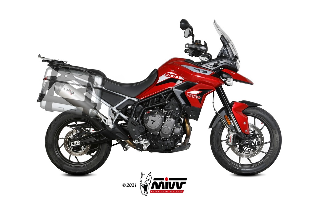 Mivv Slip-On Oval titan Triumph Tiger 900 / GT / Pro / Rally 2021-24