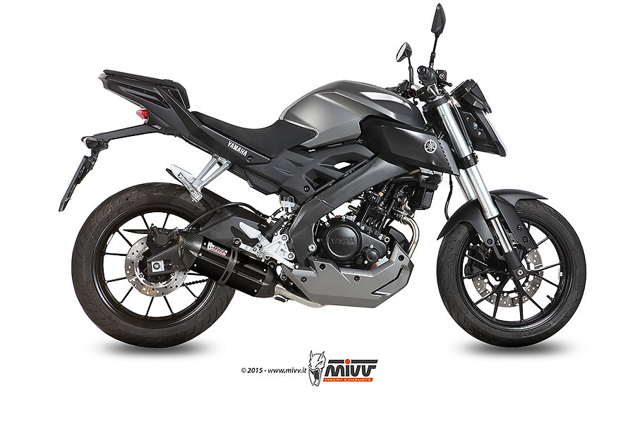 Mivv Full system 1x1 Suono black con tapa carbono Yamaha MT-125 2015-19 / YZF R125 2014-18