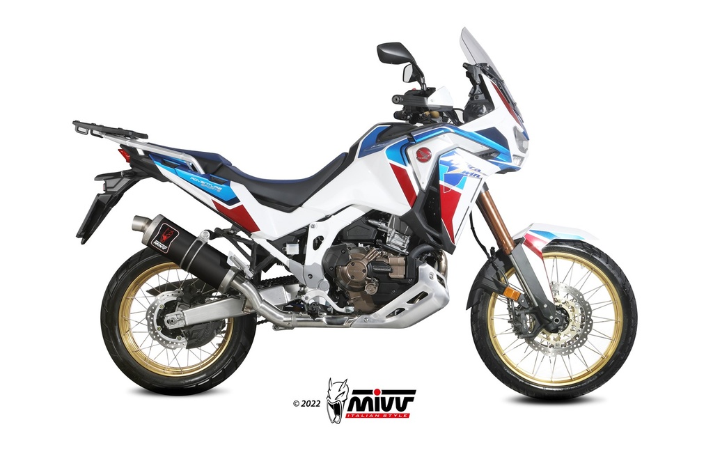 Mivv Slip-On Dakar black Honda CRF 1100 L Africa Twin 2020-24