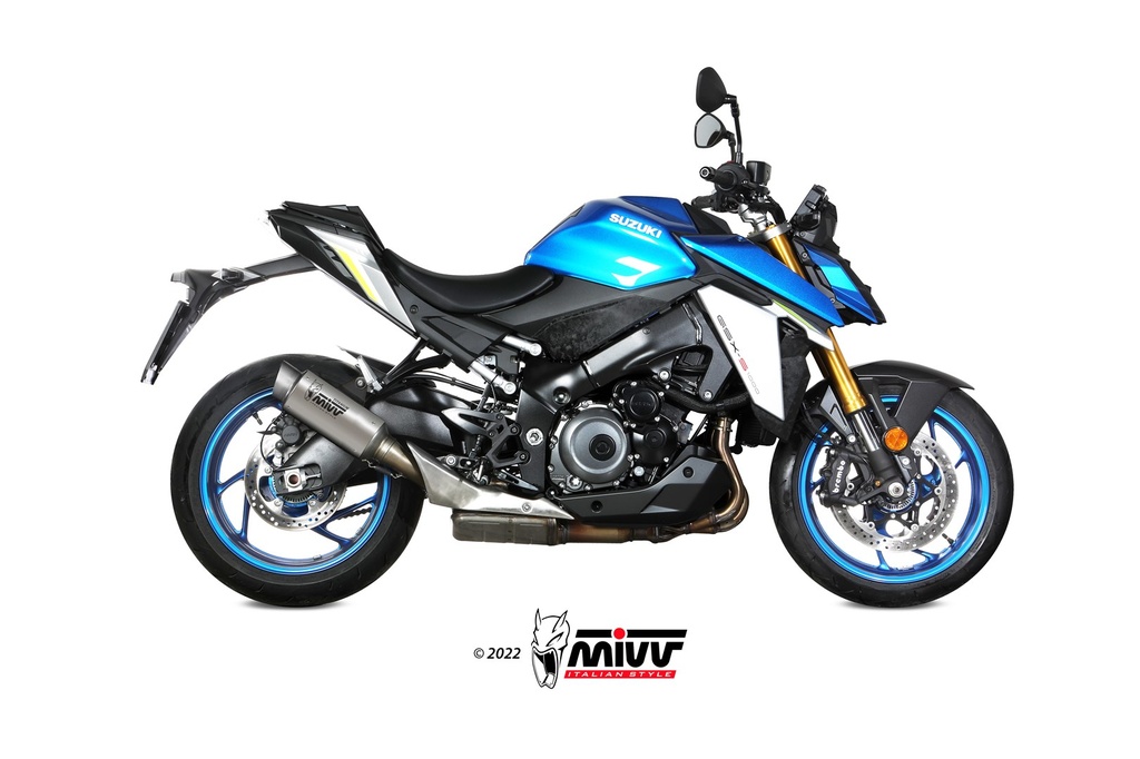 Mivv Suzuki GSX-S 950 / 1000 2021-24 Slip-On GP Pro titanium