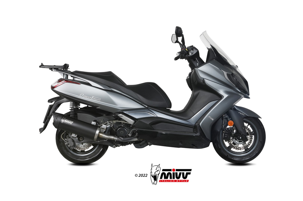 Mivv Slip-On Mover black Kymco Downtown 350 2016-20