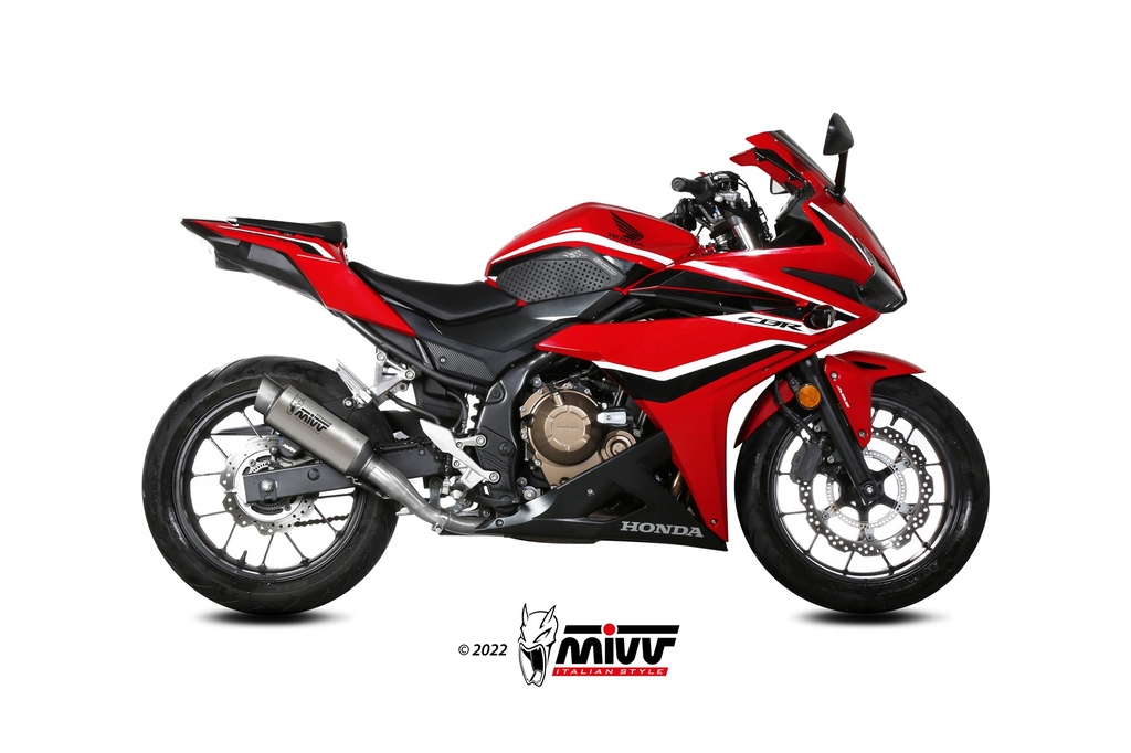 Mivv Slip-On GP Pro titanium Honda CBR 500 R 2019-20