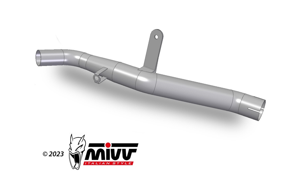 Mivv Tubo no kat (compatible con silenciadores Mivv y Originales) Moto Morini X-CAPE 2021-24