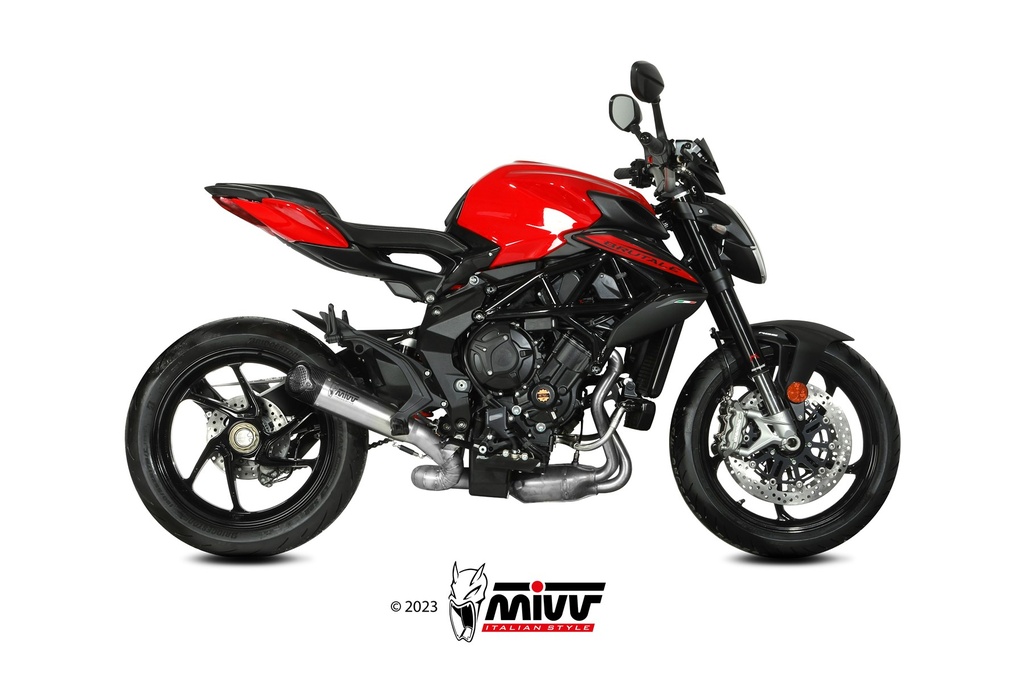 Mivv Slip-On X-M5 titanium MV Agusta Brutale 800 / RR 2017-24