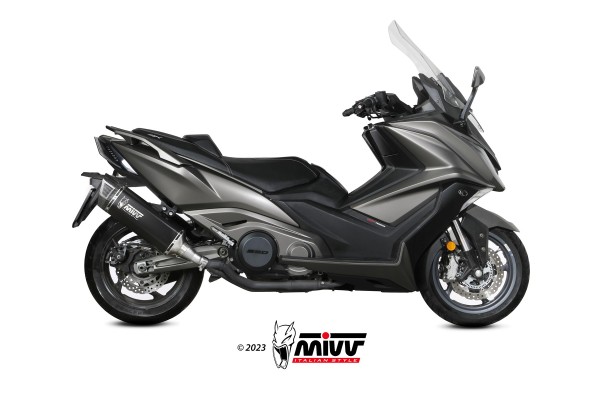 Mivv Slip-On SR-1 black Kymco AK550 2021-24