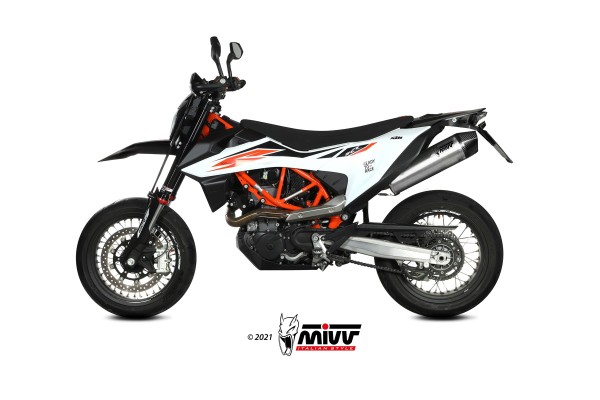 Mivv Slip-On STR1 St. Steel KTM 690 Enduro R / 690 SMC R 2019-23