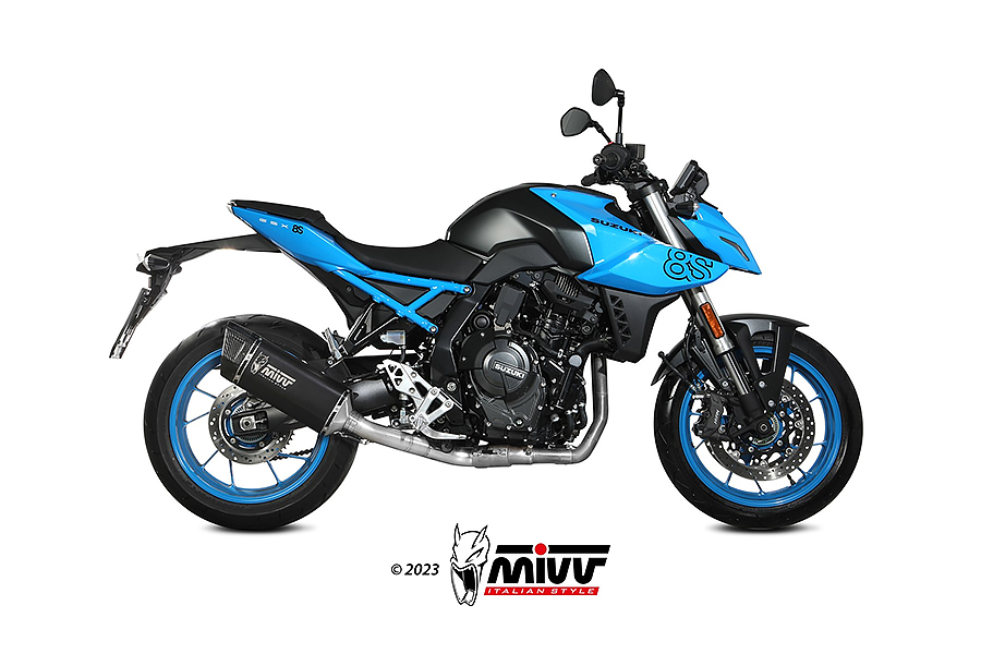 Mivv Full system 2x1 SR-1 black Suzuki GSX-8S 2022-24