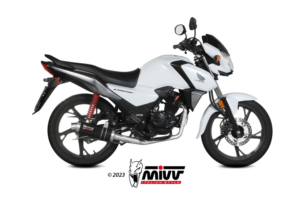 Mivv Full system 1x1 GP black Honda CB 125 F 2023-