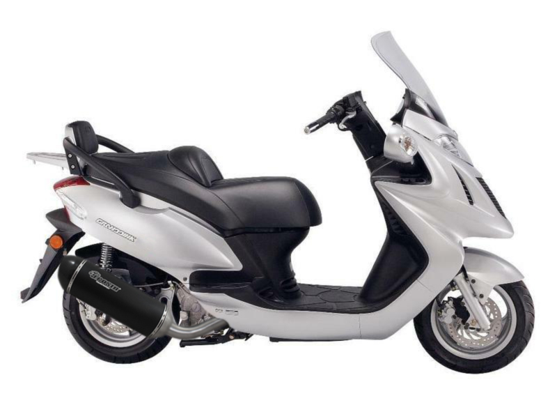 Escapament Sport Carbon Catalizat i homologat per Kymco Grand Dink 125/150 (2003-2008)