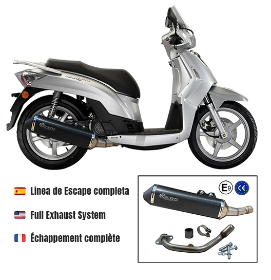 Échappement Racing pour People S 125/150 (frein à disque)