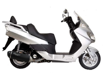 [JC613ESTSPTCC] Echappement Sport Carbon catalysé et homologué pour Daelim S2 250cc