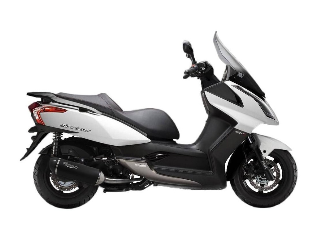 Exhaust Sport Carbon catalyzed &amp; homologated for Kymco Superdink 300i