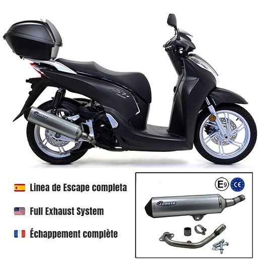 Échappement Urban pour Honda SH 125i eSP