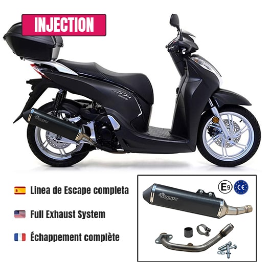 Pot d'échappement Racing pour Honda SH ESP 125i