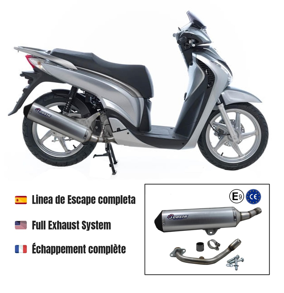 Pot d'échappement Urban pour Honda SH / @ / PS 125-150i