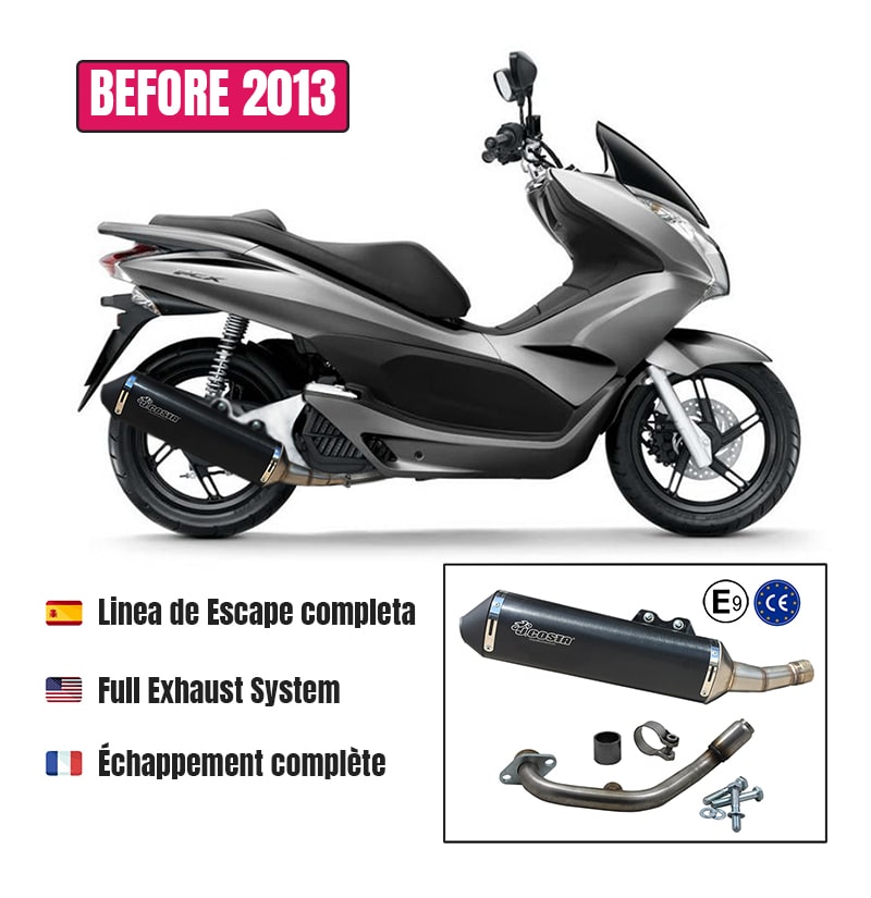 Échappement Racing pour Honda PCX 125 (Avant 2013)